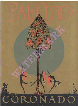 Hotel Coronado, St Louis 1920s Prohibition Menu