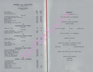 Hotel Governor Clinton, New York, 1933 | Vintage Menu Art - food and drink menu