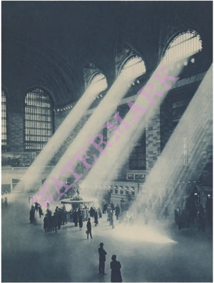 Hotel Lexington, New York 1938 Grand Central Menu Art