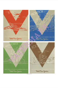 HOTEL NEW YORKER 1942 V FOR VICTORY MENU COLLECTION