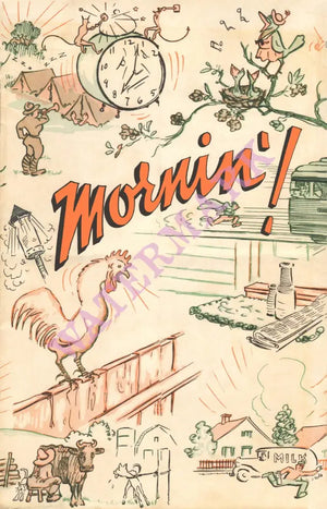 Hotel Paxton, Omaha Nebraska 1942 Menu Art