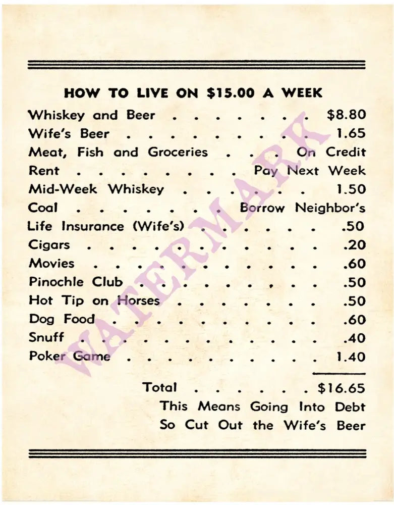 How to live on $15 a week Stormy's Casino Royale New Orleans 