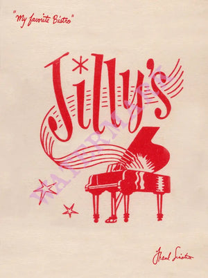 Jilly's Matchbook Art, New York 1960s 