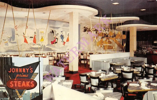 Johnny's Prime Steak House, Chicago 1960 Frankie & Johnny Mural