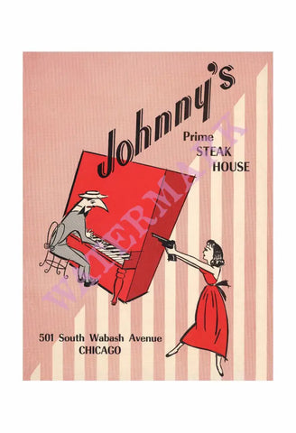 "Shoot the Piano Player" - Johnny's Prime Steak House, Chicago 1960