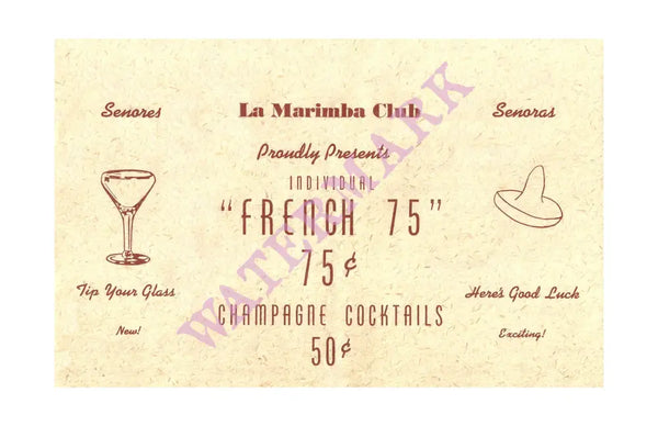 La Marimba Club, San Francisco 1930s