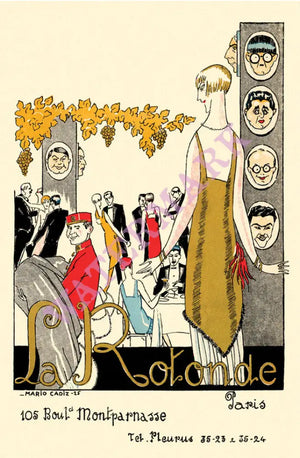 La Rotonde Paris (Circa) 1925
