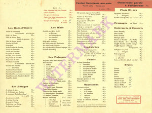 Le Canterbury Brussels Market by Jean Droit Menu Art 1990s Posters Prints & Visual Artwork