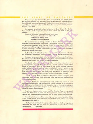 Lindy Lou, Palm Springs 1960s History of Pancakes