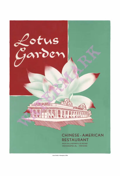 Lotus Garden Indianapolis 1950s Harley Spiller Collection Cool Culinaria