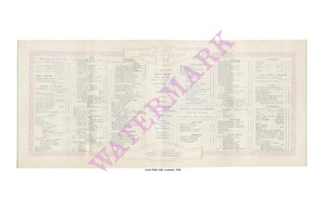Lyons' Popular State Café, Liverpool, 1928 Menu