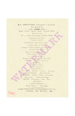 M.S. Santos Maru 1936
