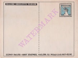 Malibu Omelette Parlor 1970s/80s Posters Prints & Visual Artwork