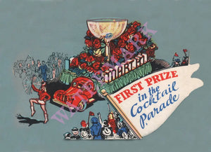 Martini Parade, Manson's Chicago 1945 Cocktail Art