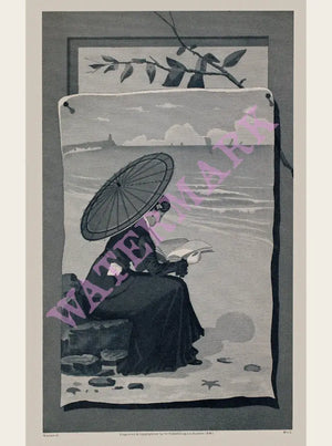 Masconomo House, Manchester-by the Sea, Massachusetts 1881 Menu Art