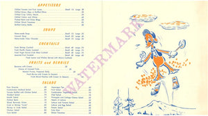 MC's Golden Goose Cafe, Smith Tower, Seattle 1940s Menu
