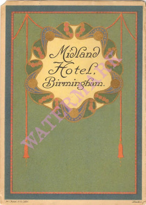 Midland Hotel, Birmingham England 1925s