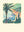 MN Vulcania, La Riviera Ligure - Santa Margherita 1954 Menu Art