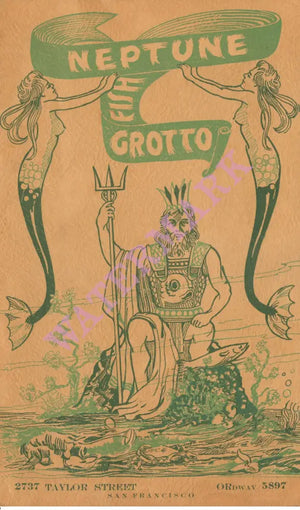Neptune Fish Grotto, San Francisco 1938
