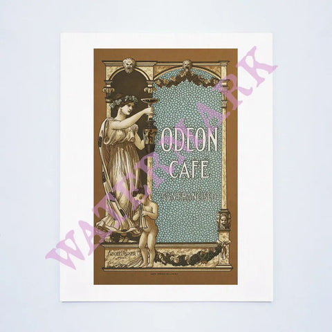 Odeon Café, San Francisco 1908