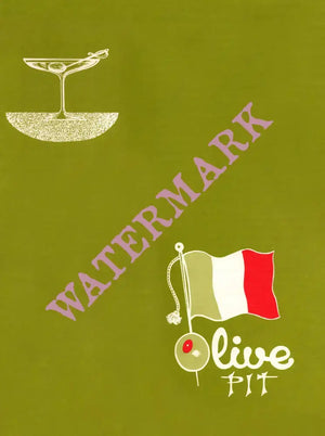 Olive Pit Detroit 1970s Posters Prints & Visual Artwork