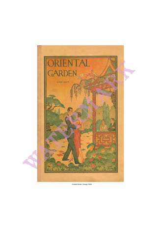 Oriental Garden Chicago 1930s Harley Spiller Collection Cool Culinaria