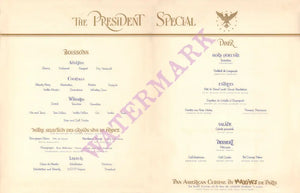 Pan American North & Central America 1960s Jacques Liozu Map | Vintage Menu Art - food and drink menu