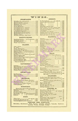 Parker House, Boston 1860