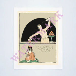 Pennsylvania Hotel 'Fountain Room'New York City 1922