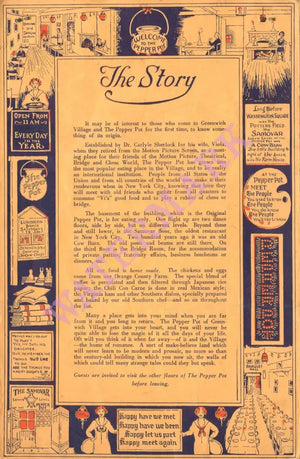 Pepper Pot, Greenwich Village New York 1925s