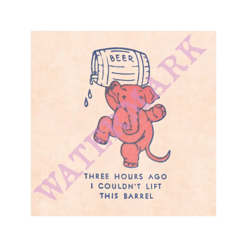  Pink Elephant (Barrel of Beer), The Cellar Bar, San Francisco’s Geary Theatre 1930s