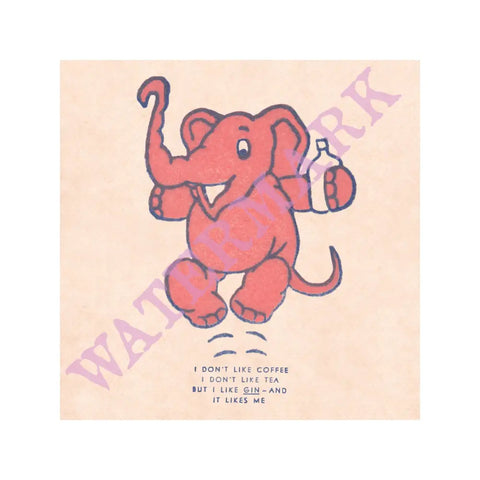 Pink Elephant (I Like Gin), The Cellar Bar, San Francisco’s Geary Theatre 1930s