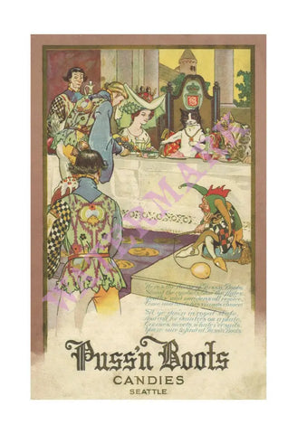 Puss’n Boots Seattle 1920s Vintage Americana Menus