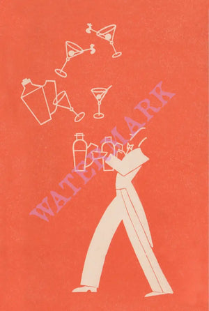 R.M.S. Franconia 1955 Drinks Invitation