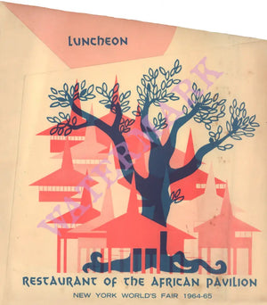 Restaurant of the African Pavilion, New York World's Fair 1964-65