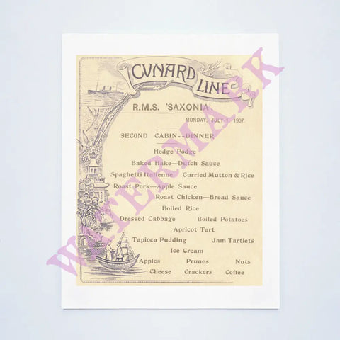 RMS Saxonia 1907