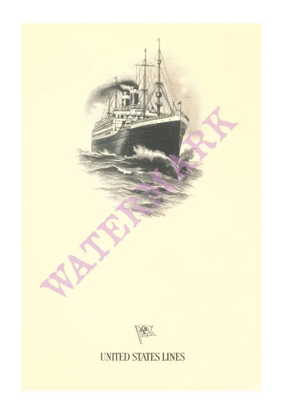 S/S America 1926 Ocean Liners