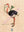 S.S. Conte Verde 1939 Ostrich playing a french horn
