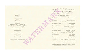 S/S Franconia 1934 Ocean Liners