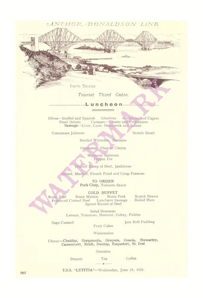 S/S Letitia 1931