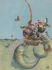 S.S. Nassau 1953 MENU ART DESIGN