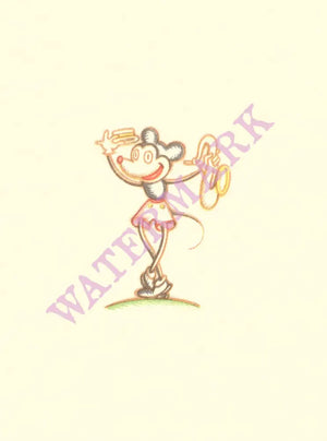 S/S Vulcania 1933 Mouse Menu Art