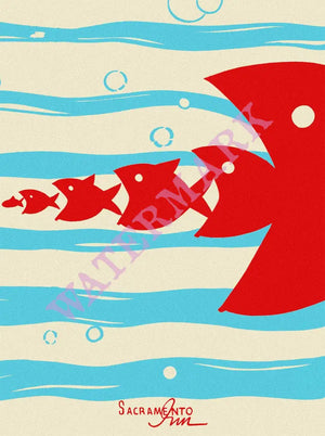 Sacramento Inn, Sacramento 1960s Menu Art