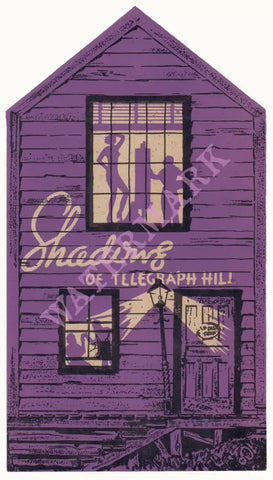 Shadows, San Francisco 1940s | Vintage Menu Art - cover