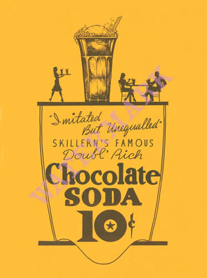 Skillern’s Texas 1940 Vintage Americana Menus