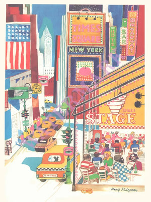 Stage Deli, New York 2000s Menu art