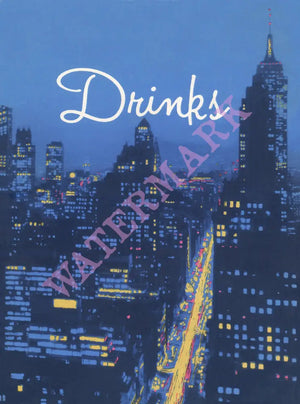 Stouffer's Top of the Sixes, New York 1960s Menu Art