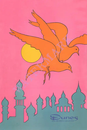 Sultan's Table, The Dunes Hotel, Las Vegas 1980s | Vintage Menu Art - cover