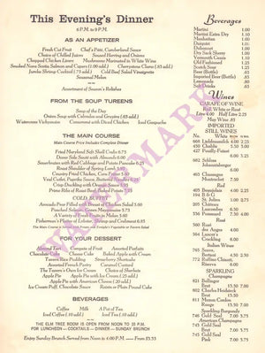 Tavern on the Green New York 1960s/70s Posters Prints & Visual Artwork