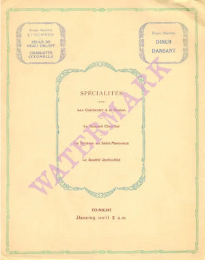 The Berkeley Hotel, London 1924